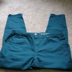 💚💚 green SO high rise jegging